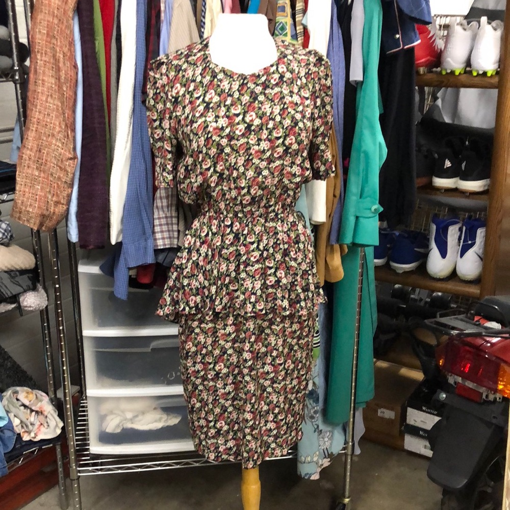 Vintage Pellini Petites Floral Dress